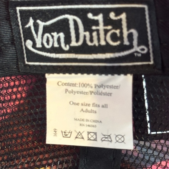Von Dutch Animal Print Trucker Hat - Picture 9 of 12